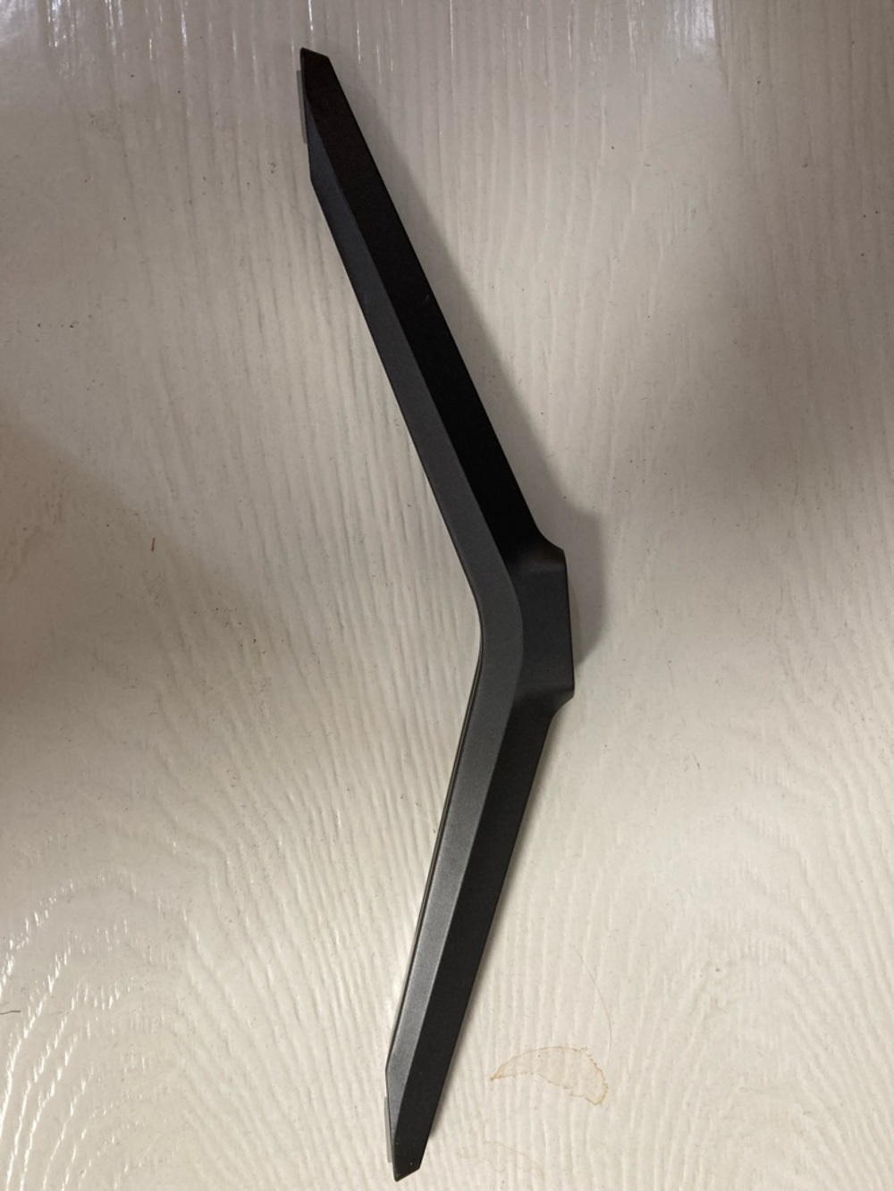 Matte Black Angular TV Stand Leg
